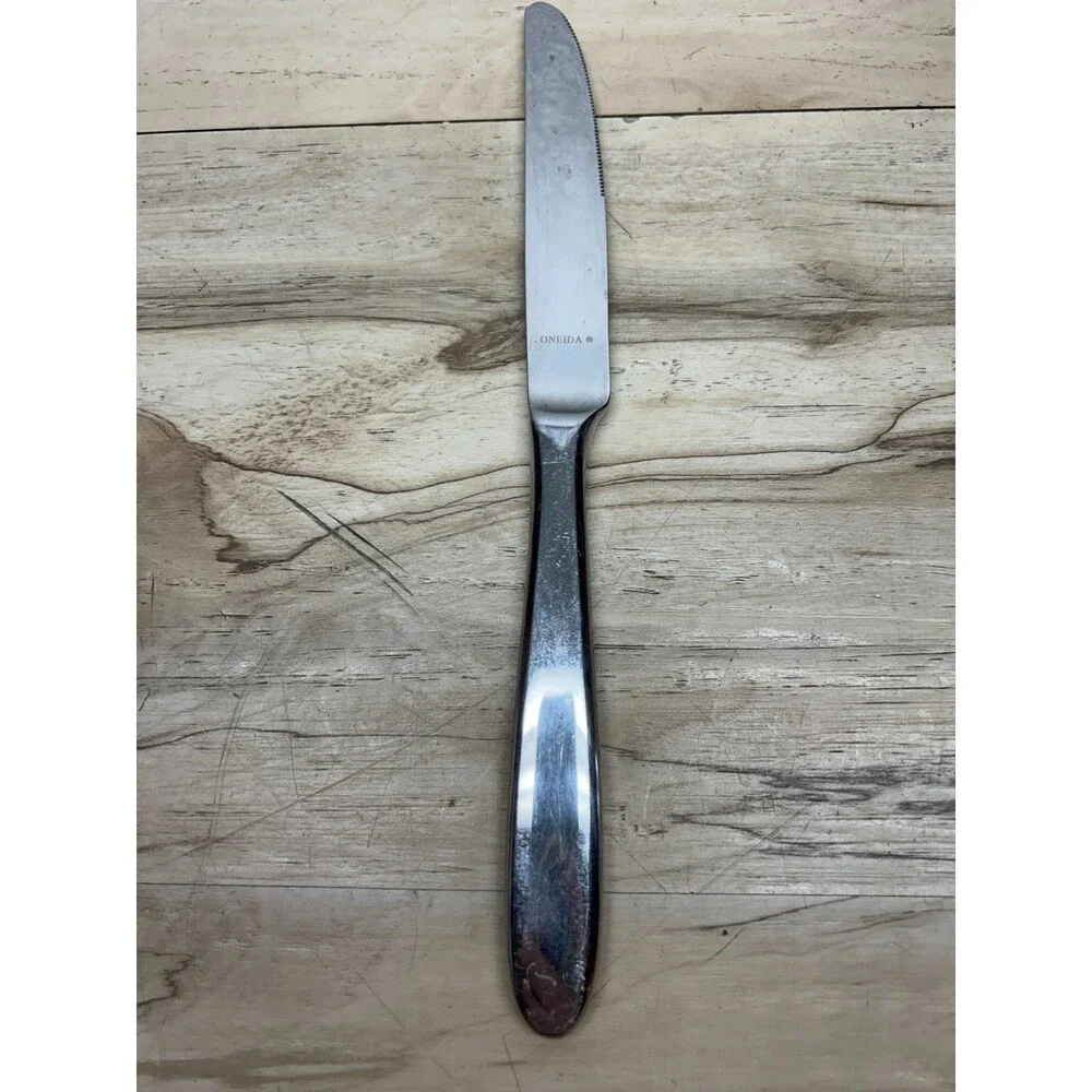 Vintage Oneida Mooncrest Stainless Steel Set Of 24 Piecesd Flatware
